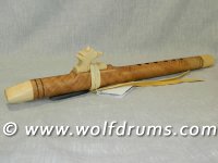 A Key 432Hz Native American style flute - Curly Bowen Mango